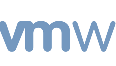 لوگو شرکت VMware به رنگ آبی
