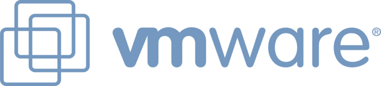 لوگو شرکت VMware به رنگ آبی