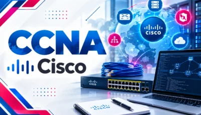 لوگو دوره CCNA با رنگ مختلف