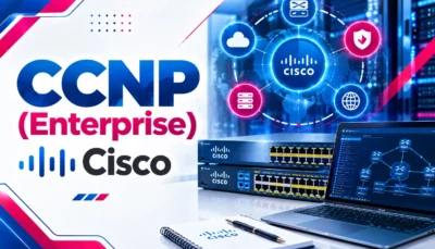 لوگو دوره CCNP ENARSI با رنگ مختلف