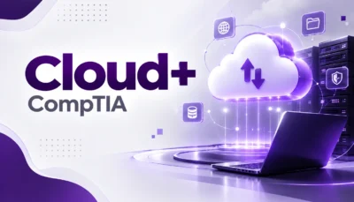 لوگو دوره +Cloud با رنگ بنفش