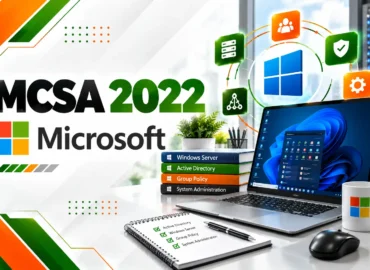 لوگو دوره MCSA با رنگ مختلف