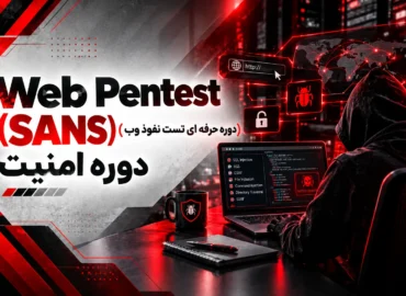 لوگو دوره Web Pentest SANS با رنگ مختلف