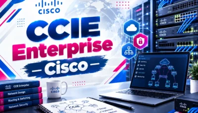 لوگو دوره CCIE با رنگ بنفش