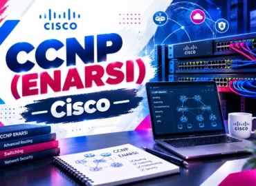 لوگو دوره CCNP ENARSI با رنگ بنفش