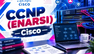 لوگو دوره CCNP ENARSI با رنگ بنفش