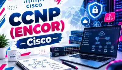 لوگو دوره CCNP ENCORE با رنگ بنفش
