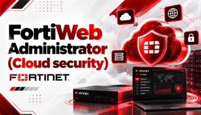 لوگو دوره FortiWeb با رنگ محتلف