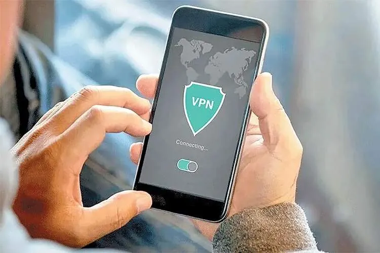 تلفن همراه،vpn ، دست